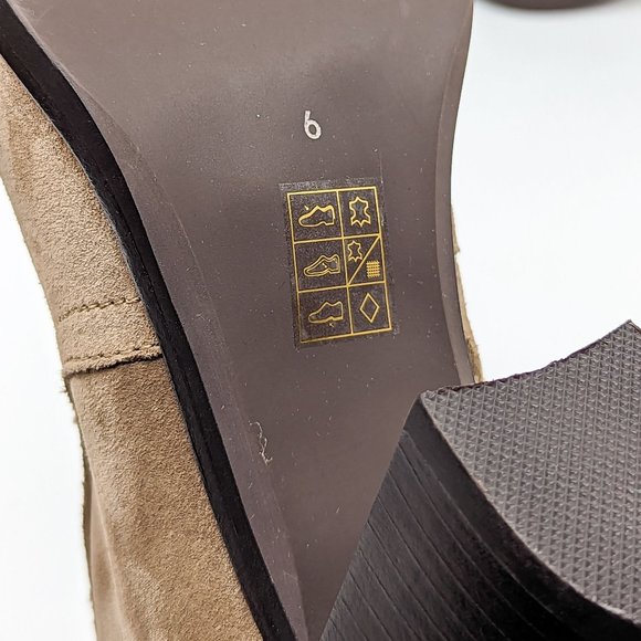 Jeffrey Campbell Women Jolena Natural Suede Western Pointy Boots size 6 - Picture 7 of 12